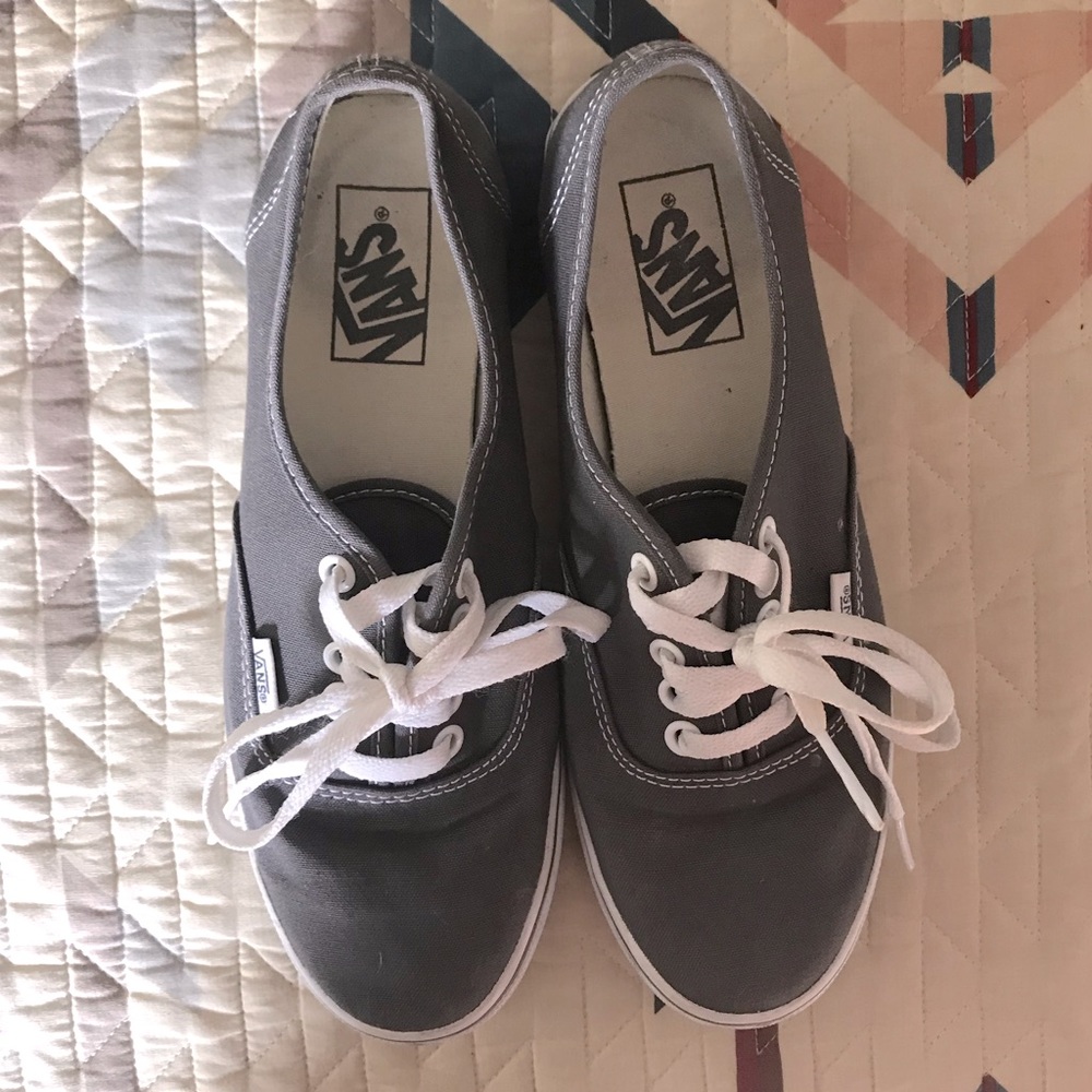 Gray Vans Authentic - image 1